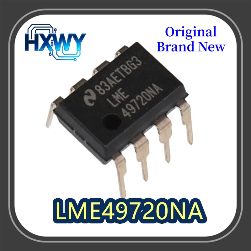 (10/50 pieces) LME49720NA 49720NA DIP8 Audiophile-grade Dual Op-Amplifier Brand New Original
(10/50 pieces) LME49720NA 49720NA DIP8 Audiophile-grade Dual Op-Amplifier Brand New Original