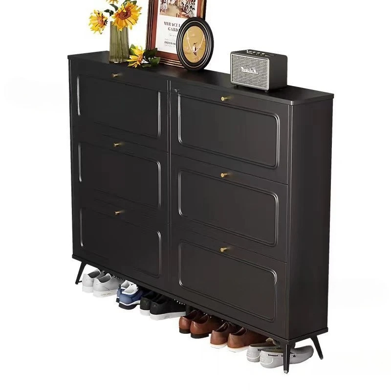 Ultra-thin tipping bucket shoe cabinet at the door of home, new rack entry door 
Ultra-thin tipping bucket shoe cabinet at the door of home, new rack entry door