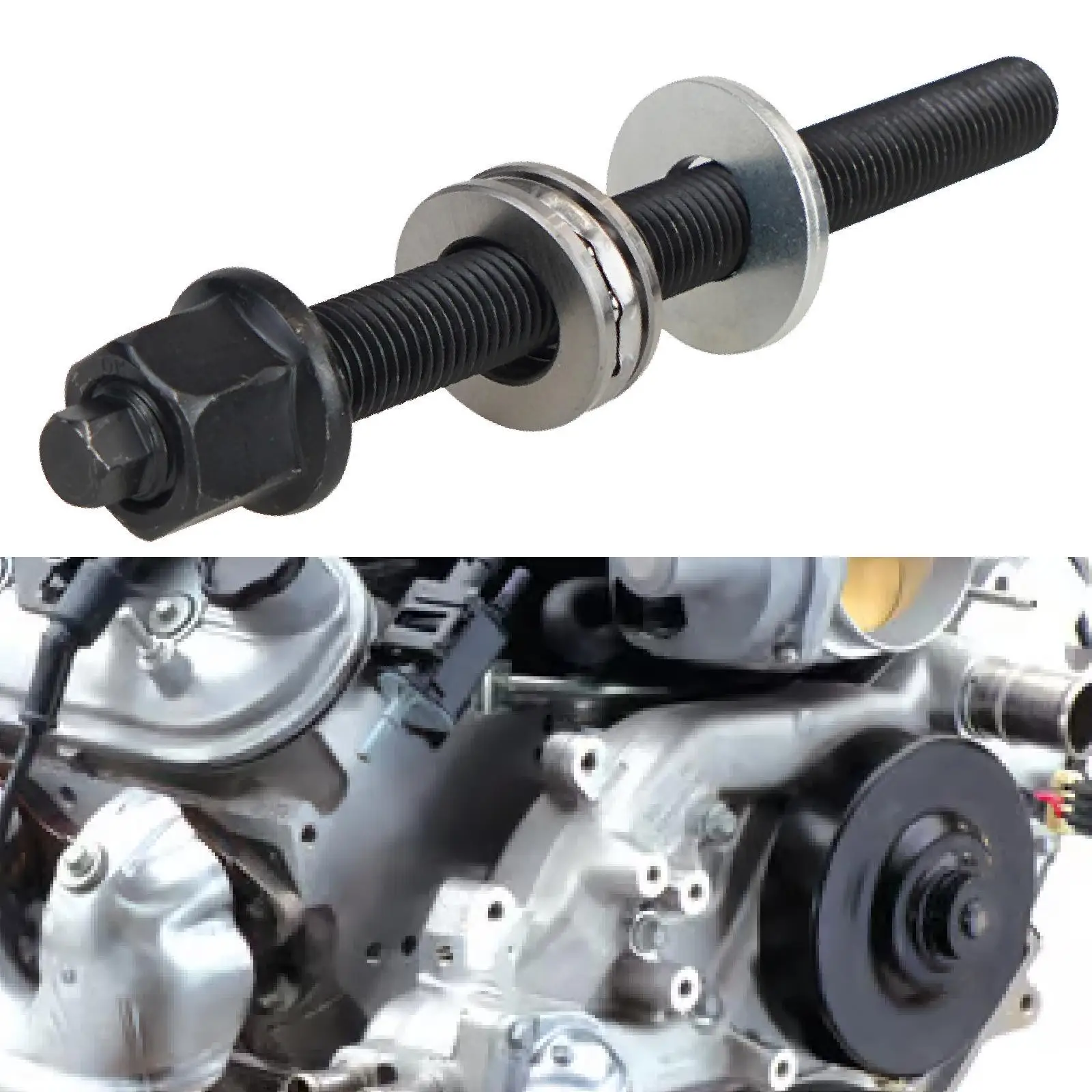 551141 Crank Pulley Install Tool Repair Parts Auto,Steel Replacement Harmonic Balancer Installation Tool for Lq9 Engines
551141 Crank Pulley Install Tool Repair Parts Auto,Steel Replacement Harmonic Balancer Installation Tool for Lq9 Engines