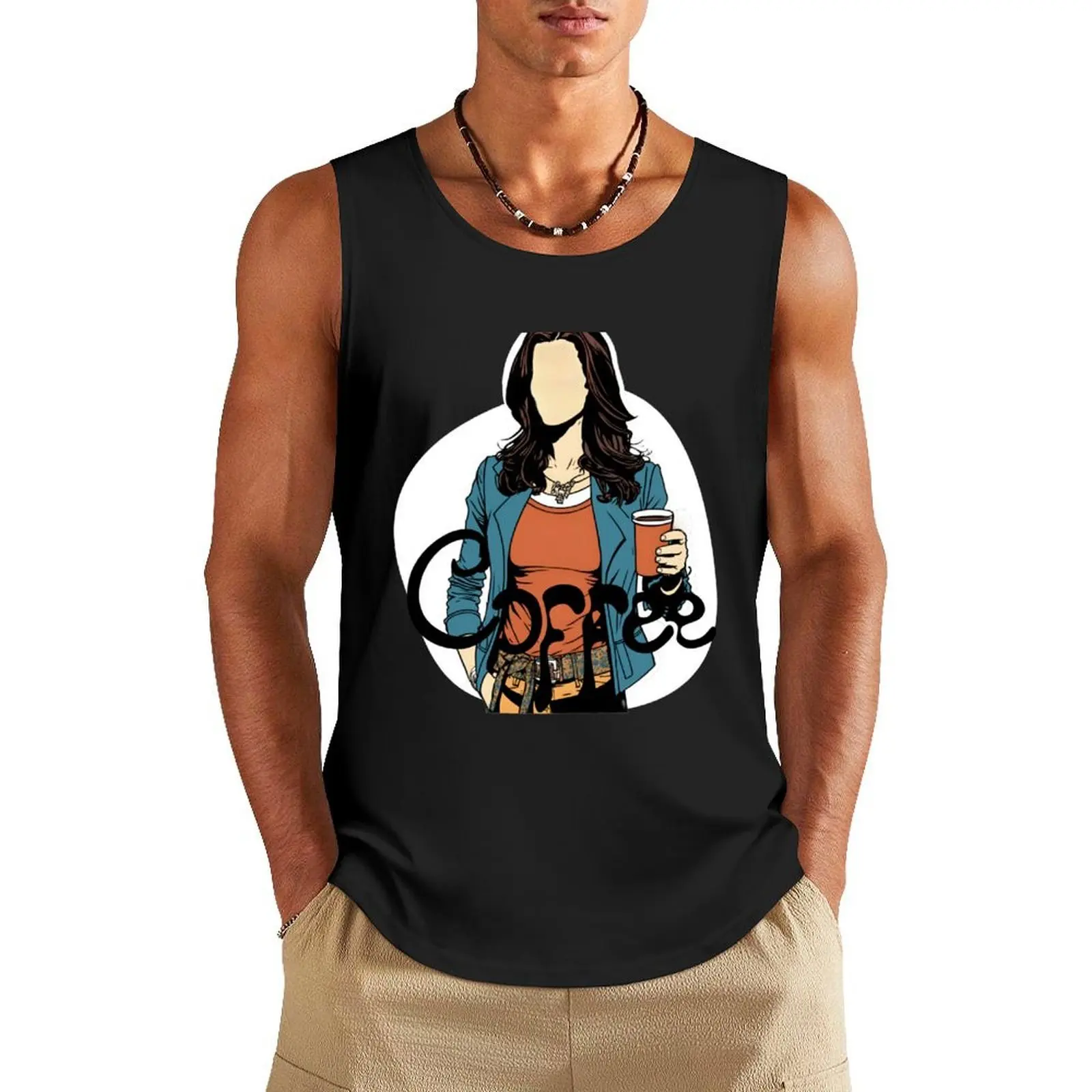 Coffee - Cartoon Art - Gilmore Tank Top summer clothes for men basketball clothing sleeveless Men's t-shirts
Coffee - Cartoon Art - Gilmore Tank Top summer clothes for men basketball clothing sleeveless Men's t-shirts