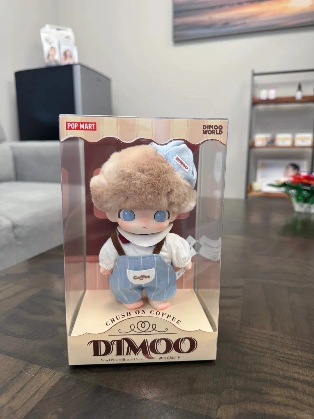 POPMART 2025, оригинальная виниловая плюшевая подвесная слепая коробка для карточек Dimoo с перемешиванием сердца, специальная серия, изысканный подарок на день рождения