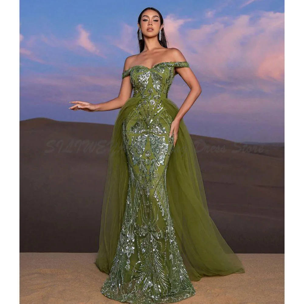 Modern Evening Dresses For Women Off The Shoulder Mermaid Sleeveless High Quality Fit Formal Occasion Prom Banquet Female Gowns
Modern Evening Dresses For Women Off The Shoulder Mermaid Sleeveless High Quality Fit Formal Occasion Prom Banquet Female Gowns