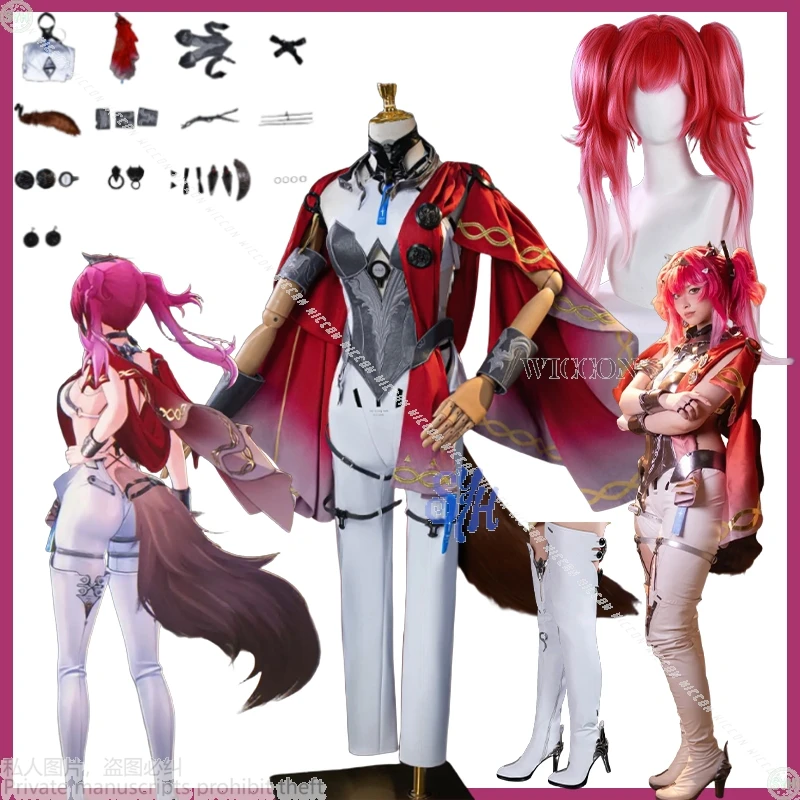 Lupa Cosplay Wuthering Waves Game Anime Costume Sexy Punk Uniform Cape Jirai Kei Girls Battle Suit Bikini Hot Pink Wig Halloween
Lupa Cosplay Wuthering Waves Game Anime Costume Sexy Punk Uniform Cape Jirai Kei Girls Battle Suit Bikini Hot Pink Wig Halloween