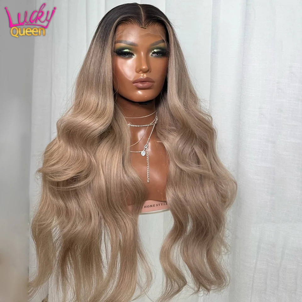 Ombre 1B Ash Blonde 7X5Glueless Wigs For Women Lace Front Closure Human Hair 180Density HD Transparent Body Wave 5X5 Pre Plucked
Ombre 1B Ash Blonde 7X5Glueless Wigs For Women Lace Front Closure Human Hair 180Density HD Transparent Body Wave 5X5 Pre Plucked