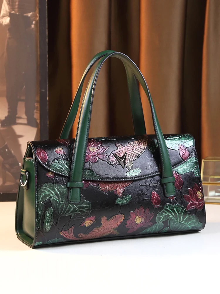 Ele Leather Handbag for Middle-Aged Women Summer New Sle Premium Cowhide Ladies Tote Bag Faionable And Luxury 
Ele Leather Handbag for Middle-Aged Women Summer New Sle Premium Cowhide Ladies Tote Bag Faionable And Luxury