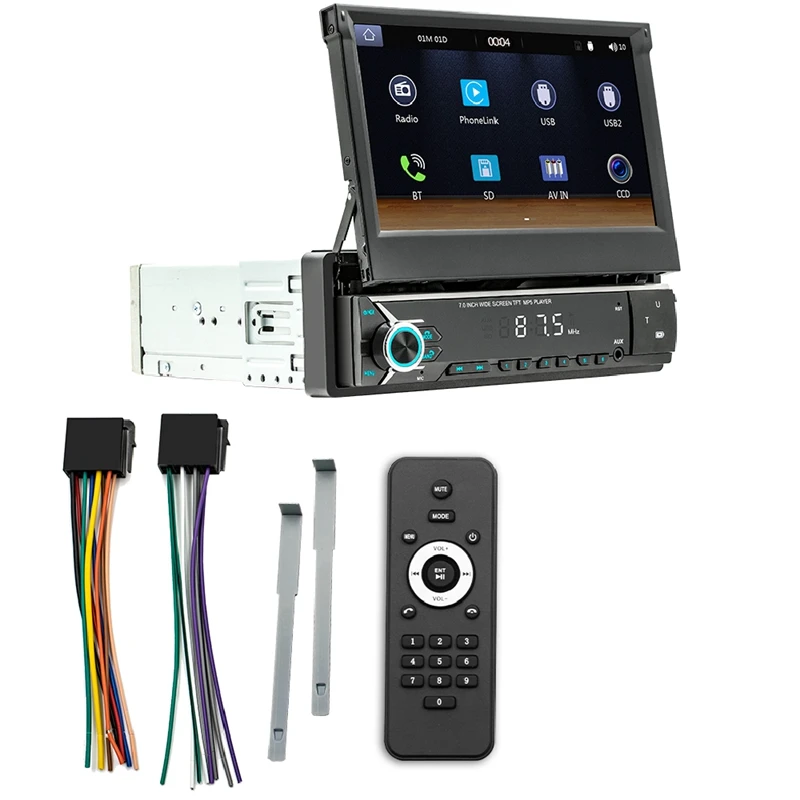 1Din 7-дюймовый Carplay беспроводной Carplay портативный радиоприемник Android Auto Bluetooth MP5 автомобильный выдвижной экран
1Din 7-дюймовый Carplay беспроводной Carplay портативный радиоприемник Android Auto Bluetooth MP5 автомобильный выдвижной экран