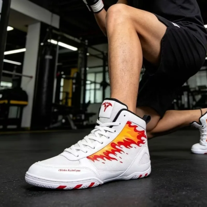Luxury Brand Wrestling Shoe For Men Mesh Breathable Boxing Shoes Anti-Slippery Fighting Shoes High Top Gym Training Shoe For Man
Luxury Brand Wrestling Shoe For Men Mesh Breathable Boxing Shoes Anti-Slippery Fighting Shoes High Top Gym Training Shoe For Man