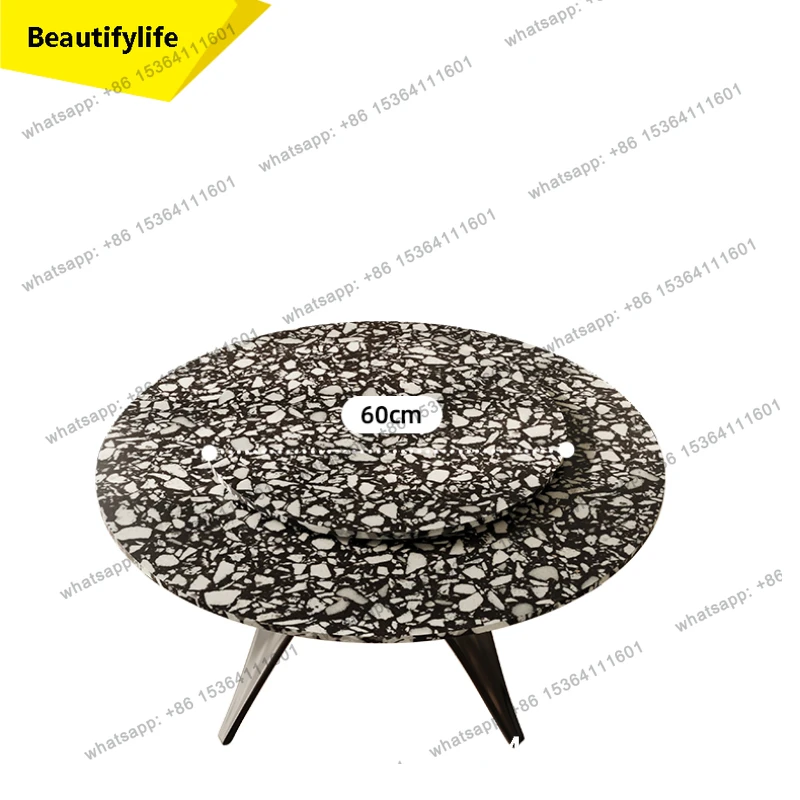 Французский ретро-терраццо круглый стол для маленькой квартиры, современный минималистичный дизайнерский обеденный стол в кремовом стиле
Французский ретро-терраццо круглый стол для маленькой квартиры, современный минималистичный дизайнерский обеденный стол в кремовом стиле