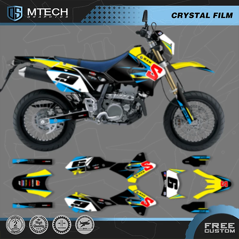 DSMTECH Custom Team Мотоциклетные графические наклейки Наборы наклеек для SUZUKI DRZ400 SM S E DRZ400 SM S E 1999-2022 Пользовательский номер 002
DSMTECH Custom Team Мотоциклетные графические наклейки Наборы наклеек для SUZUKI DRZ400 SM S E DRZ400 SM S E 1999-2022 Пользовательский номер 002