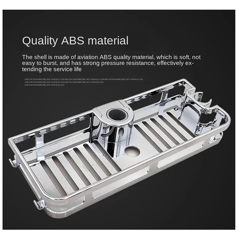 ABMH-4X Multifunction Organizer Bathroom Lifting Rod Removable Stand No Drilling Soap Holder Shower Shelf Storage Rack Tray
ABMH-4X Multifunction Organizer Bathroom Lifting Rod Removable Stand No Drilling Soap Holder Shower Shelf Storage Rack Tray
