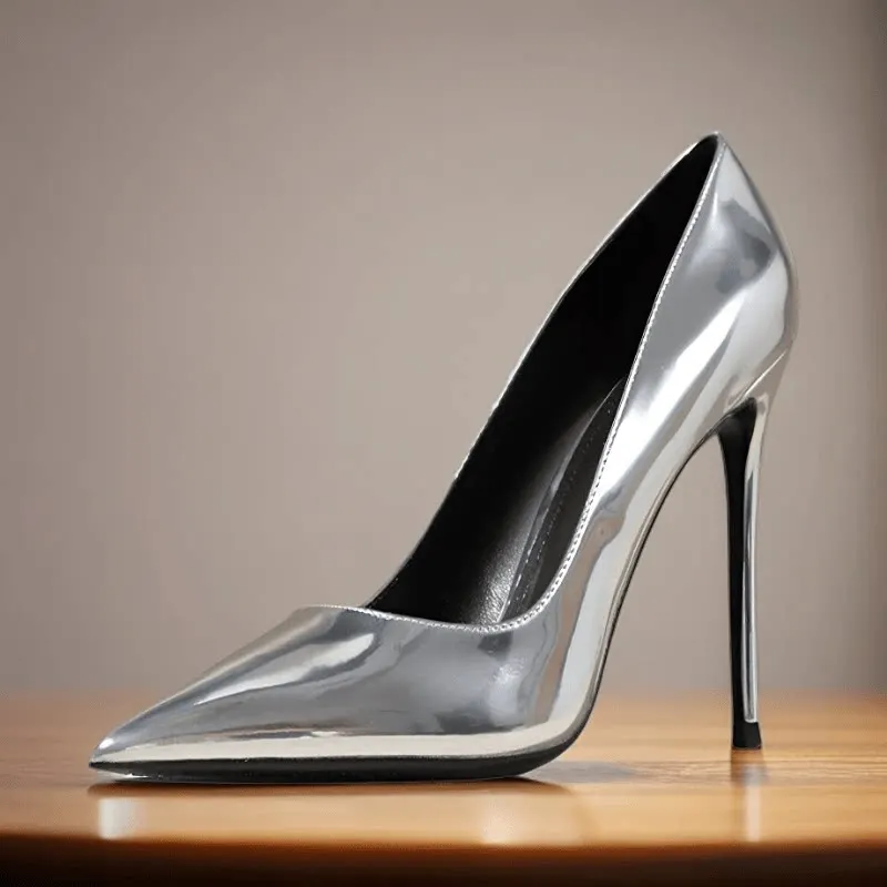 Pointed High Heels Mirror Spring and Autumn Simple Professional Women's Single Shoes Large Size Shoes
Pointed High Heels Mirror Spring and Autumn Simple Professional Women's Single Shoes Large Size Shoes