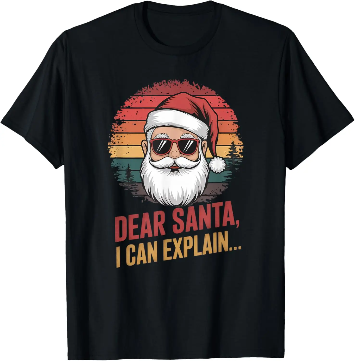 Дорогой Санта, я могу объяснять забавную рождественскую футболку в стиле ретро 
Дорогой Санта, я могу объяснять забавную рождественскую футболку в стиле ретро
