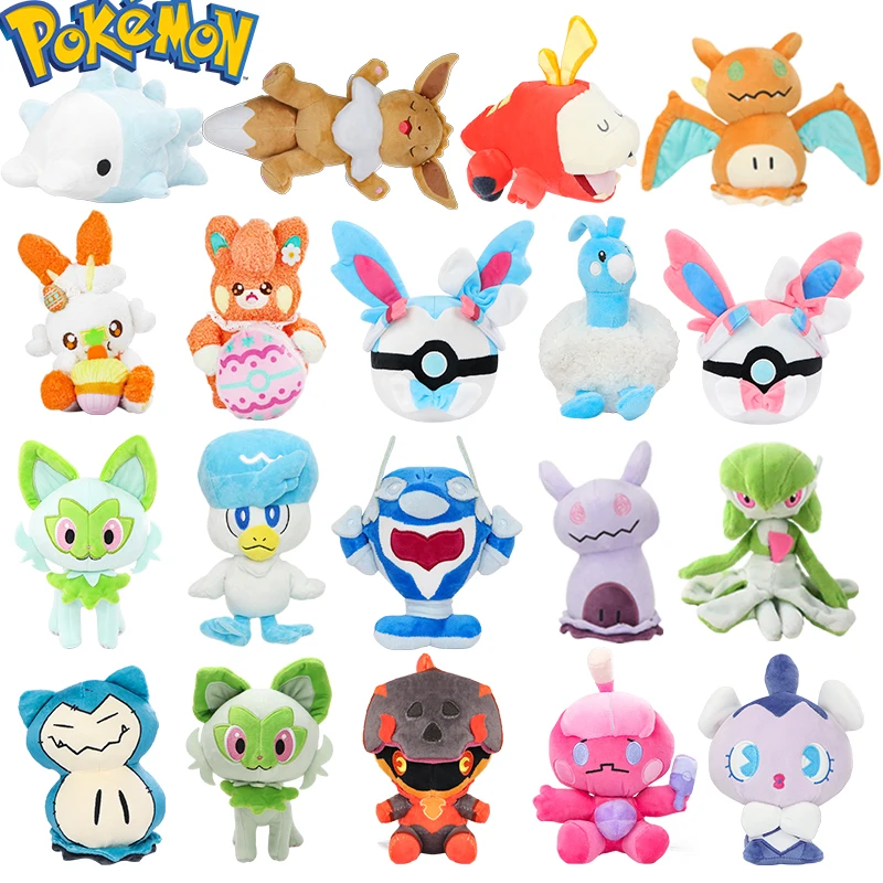 Pokemon Master Ball Plush Stuffed Toys Charizard Gothita Altaria Eevee Sprigatito Gardevoir Charcadet Tinkatink Christmas Gifts
Pokemon Master Ball Plush Stuffed Toys Charizard Gothita Altaria Eevee Sprigatito Gardevoir Charcadet Tinkatink Christmas Gifts