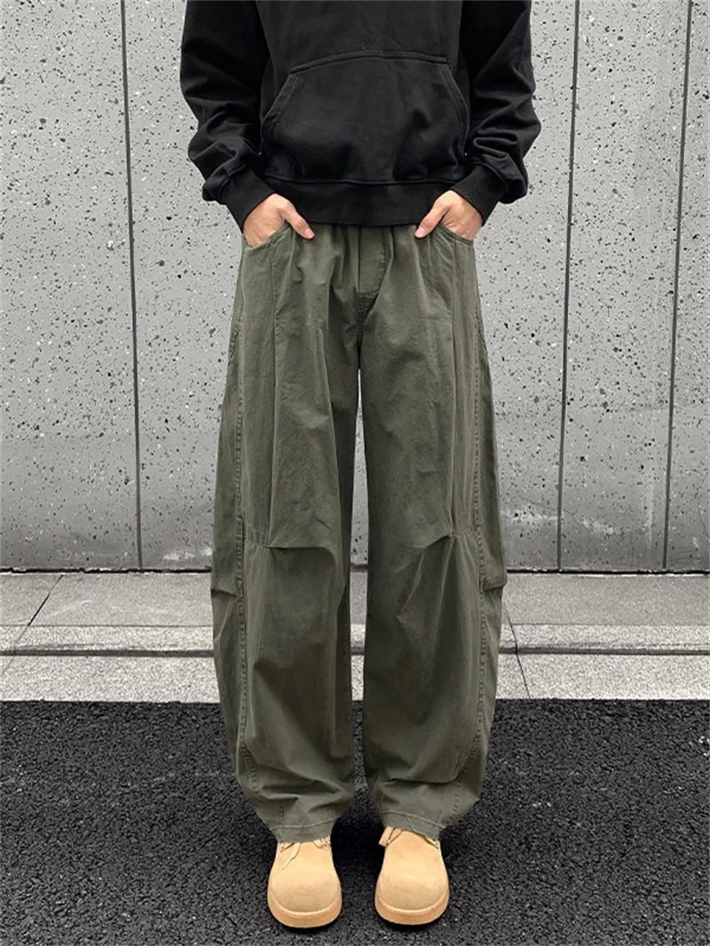 Мужские повседневные брюки-палаццо в стиле ретро, свободного кроя, из плотной ткани, для студентов, от модного бренда...
Мужские повседневные брюки-палаццо в стиле ретро, свободного кроя, из плотной ткани, для студентов, от модного бренда...