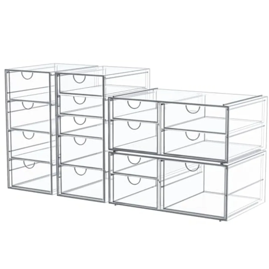 Makeup Organizer Storage With 1, 4 Pcs Desktop Office Supplies, Desk Organizers, Clear Accessories, Dustproof Storage Drawer an
Makeup Organizer Storage With 1, 4 Pcs Desktop Office Supplies, Desk Organizers, Clear Accessories, Dustproof Storage Drawer an