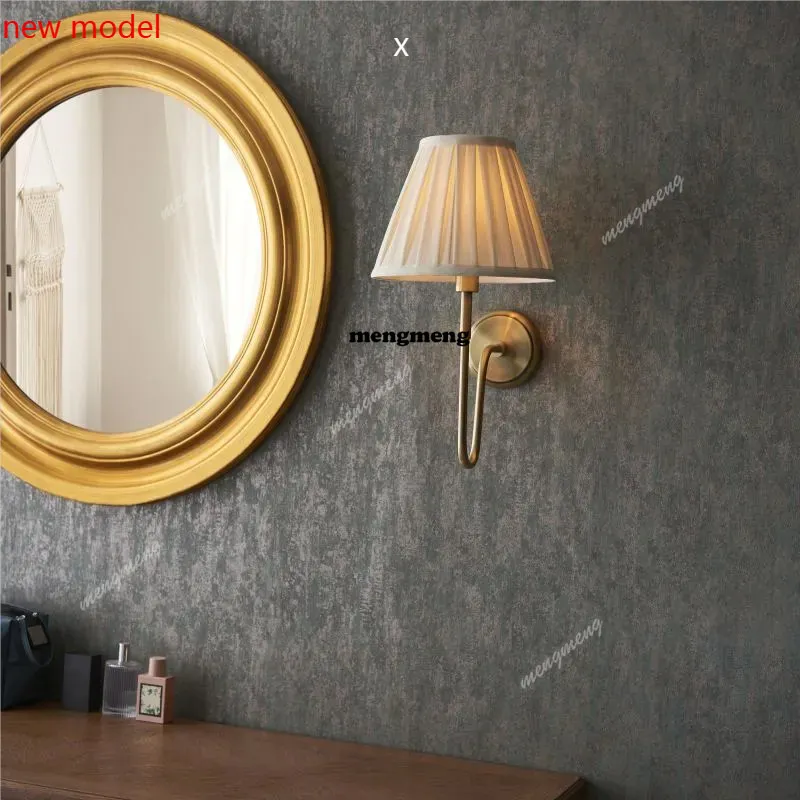 M138American all-copper bedroom study single head lamp living room background wall wall lamp creative light luxury aisle wall la
M138American all-copper bedroom study single head lamp living room background wall wall lamp creative light luxury aisle wall la