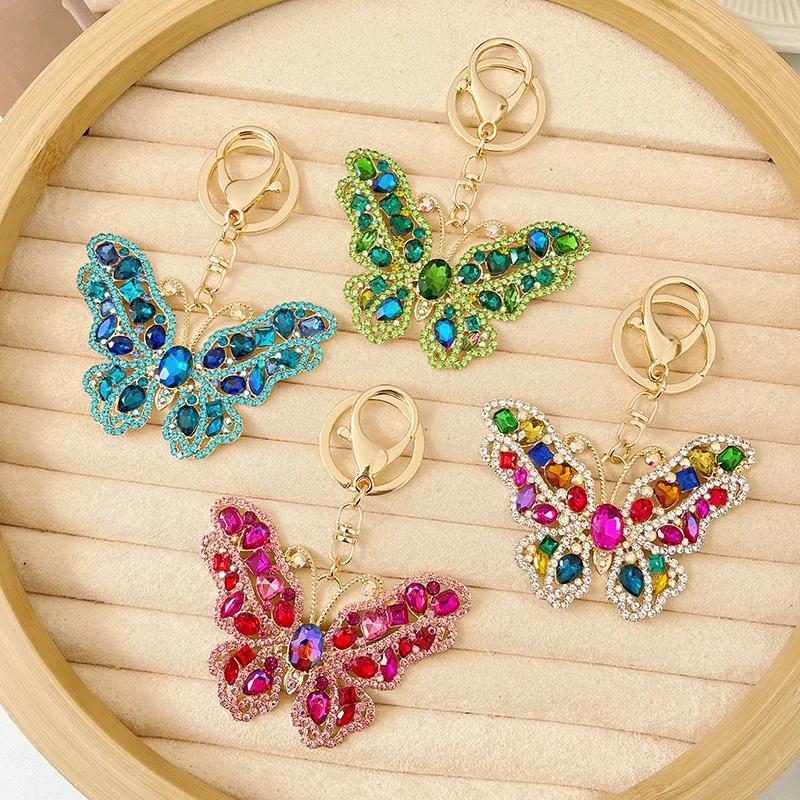 EASYA 2024 New Butterfly Keychain Collection Rhinestone Crystal Inlaid Car Pendant Handicrafts
EASYA 2024 New Butterfly Keychain Collection Rhinestone Crystal Inlaid Car Pendant Handicrafts