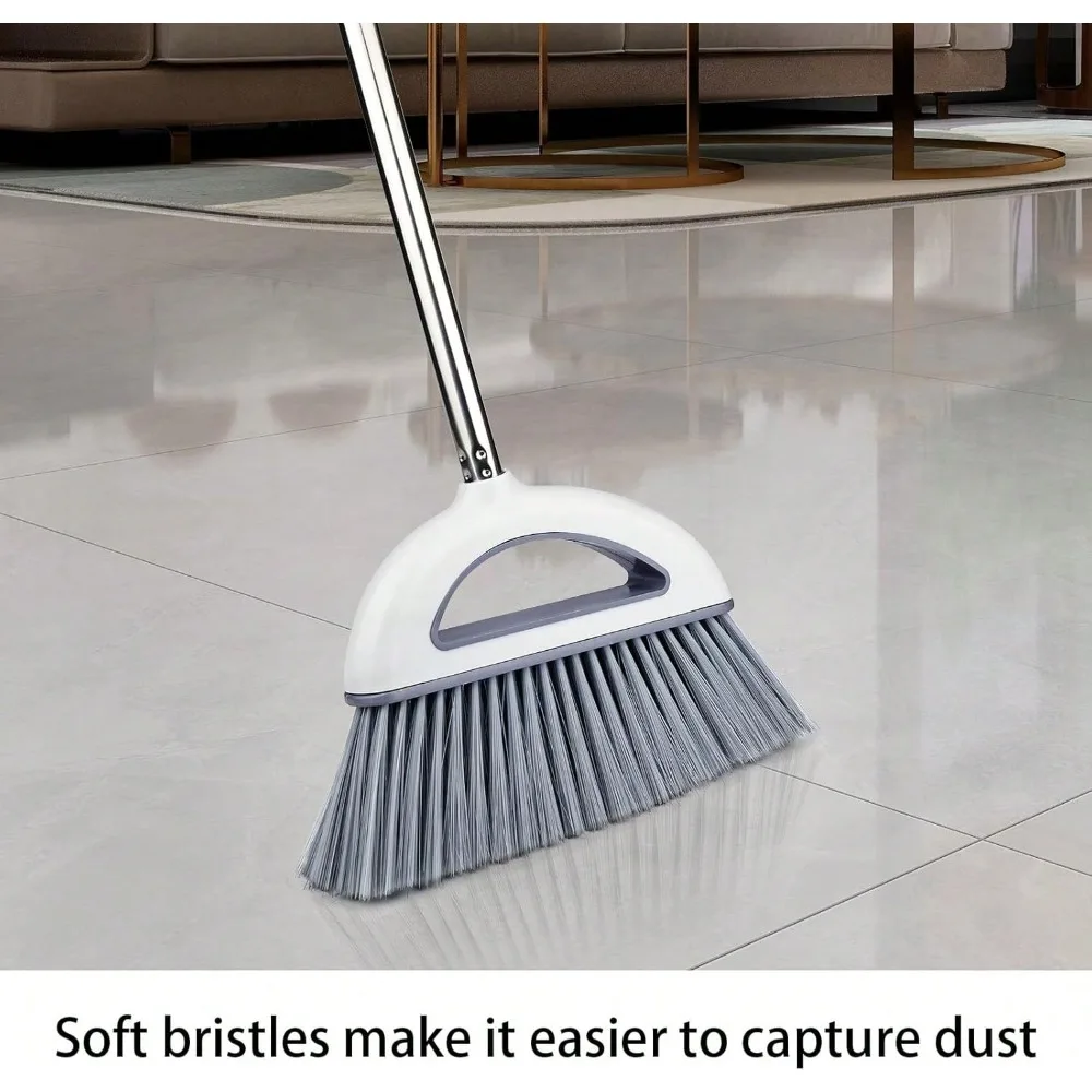 Angle Broom For Hardwood Floors - Soft Bristled Kitchen Broom, Indoor &Amp; Office Use (Off White)
Angle Broom For Hardwood Floors - Soft Bristled Kitchen Broom, Indoor &Amp; Office Use (Off White)