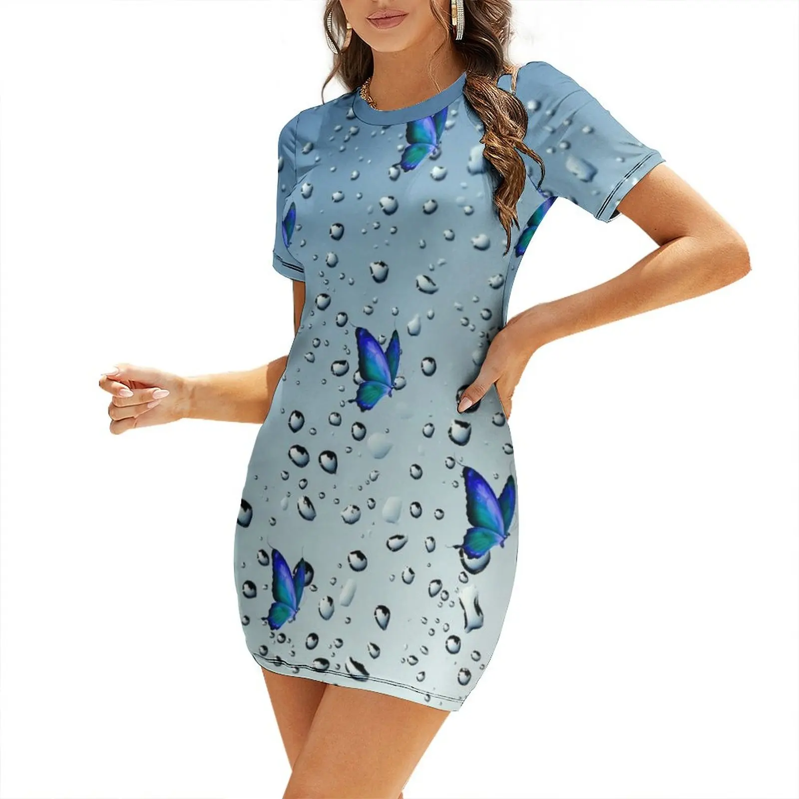 Water butterfly Short-Sleeved Dress Party dresses women dress elegant evening dresses for women 2025 beach dresses Dress
Water butterfly Short-Sleeved Dress Party dresses women dress elegant evening dresses for women 2025 beach dresses Dress