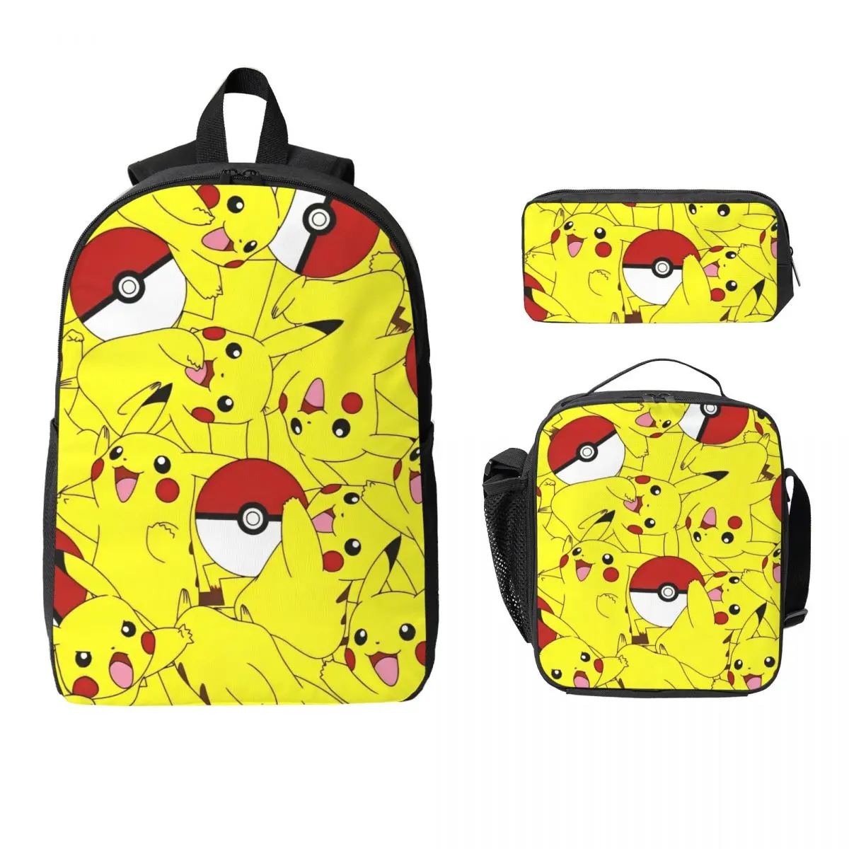 3Pcs Pokemoned Backpack Set for Girls Boys Pen Bags Bookbag Sets with Lunch Box For School Students Knapsack
3Pcs Pokemoned Backpack Set for Girls Boys Pen Bags Bookbag Sets with Lunch Box For School Students Knapsack