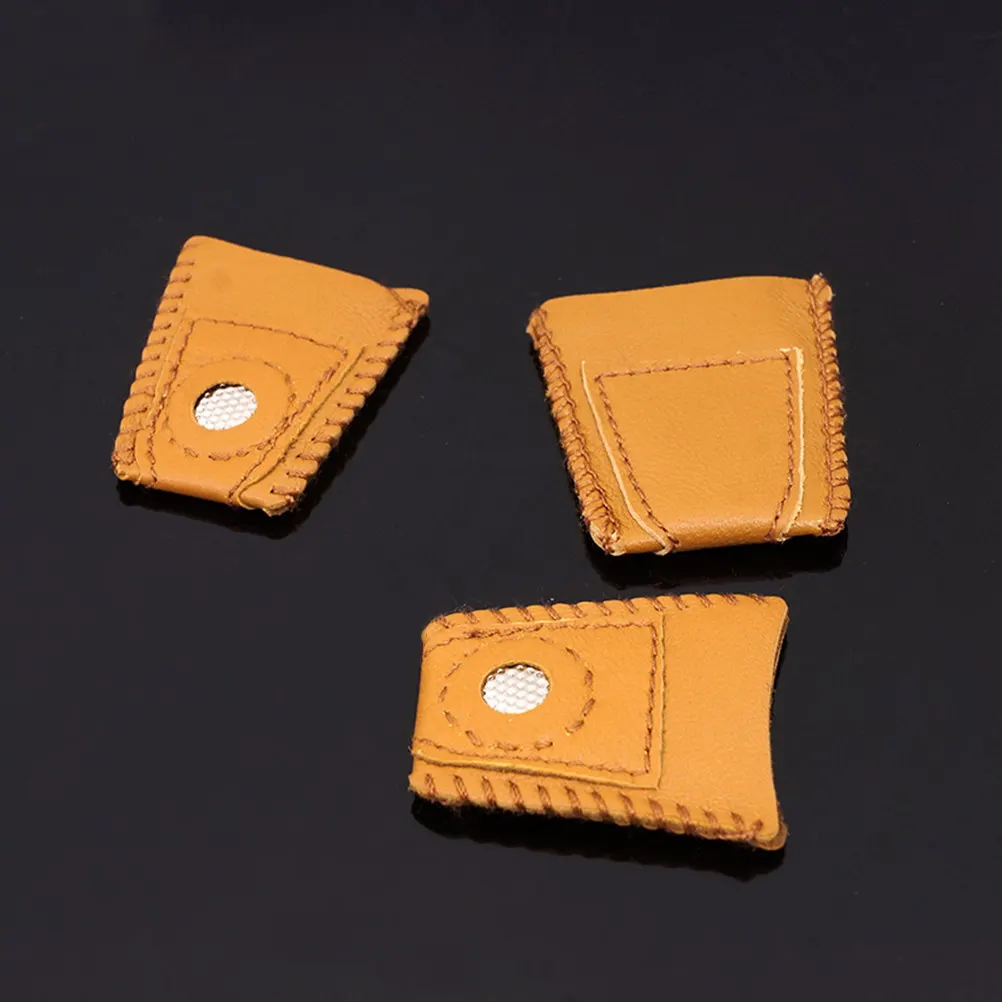 Thimble Finger Protector Brown Sheepskin Finger Guard for Sewing Needle Felting DIY Crafts Coin Thimble
Thimble Finger Protector Brown Sheepskin Finger Guard for Sewing Needle Felting DIY Crafts Coin Thimble
