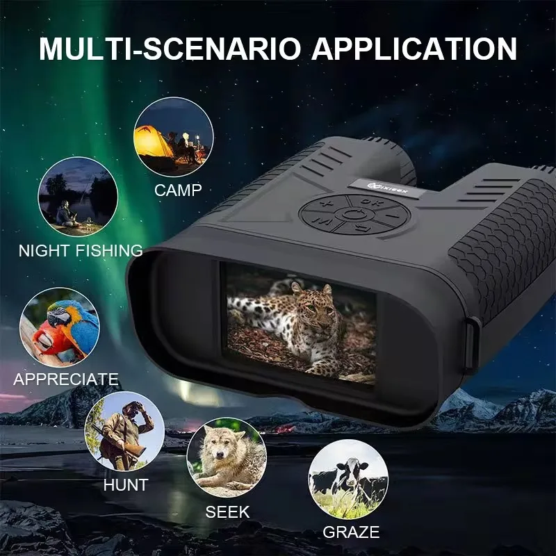 Tactical Night Vision Goggles With Recorder Portable Infrared Binoculars Monocular Red Dot Scope And Laser For Range Shooting
Tactical Night Vision Goggles With Recorder Portable Infrared Binoculars Monocular Red Dot Scope And Laser For Range Shooting