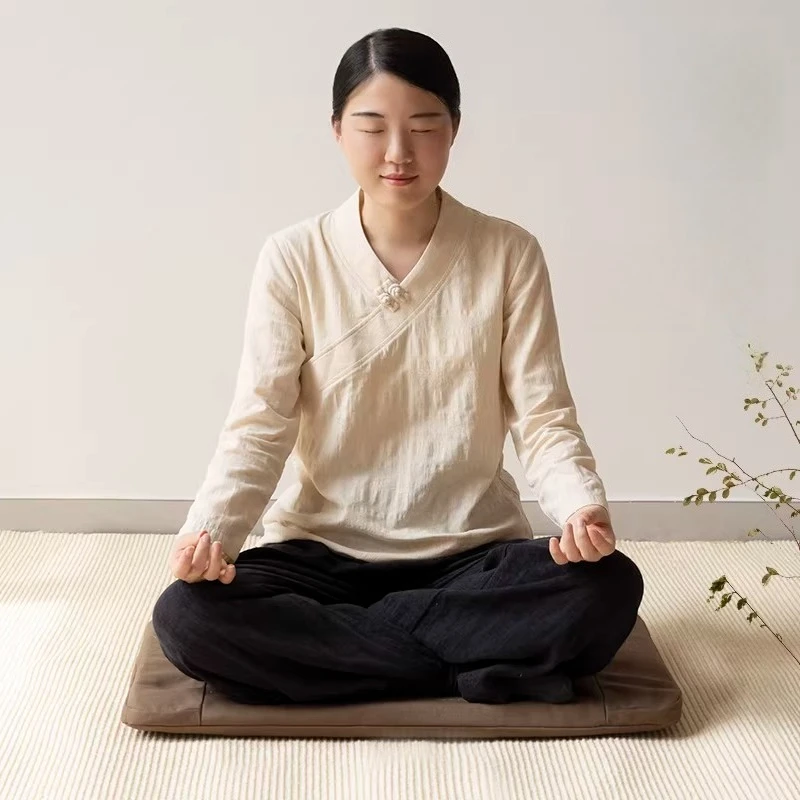 Tailbone Support Meditation Cushion, Pure Cotton Zafu Floor Pillow for Yoga & Zen Sitting, Comfortable Seated Cushion for Home
Tailbone Support Meditation Cushion, Pure Cotton Zafu Floor Pillow for Yoga & Zen Sitting, Comfortable Seated Cushion for Home