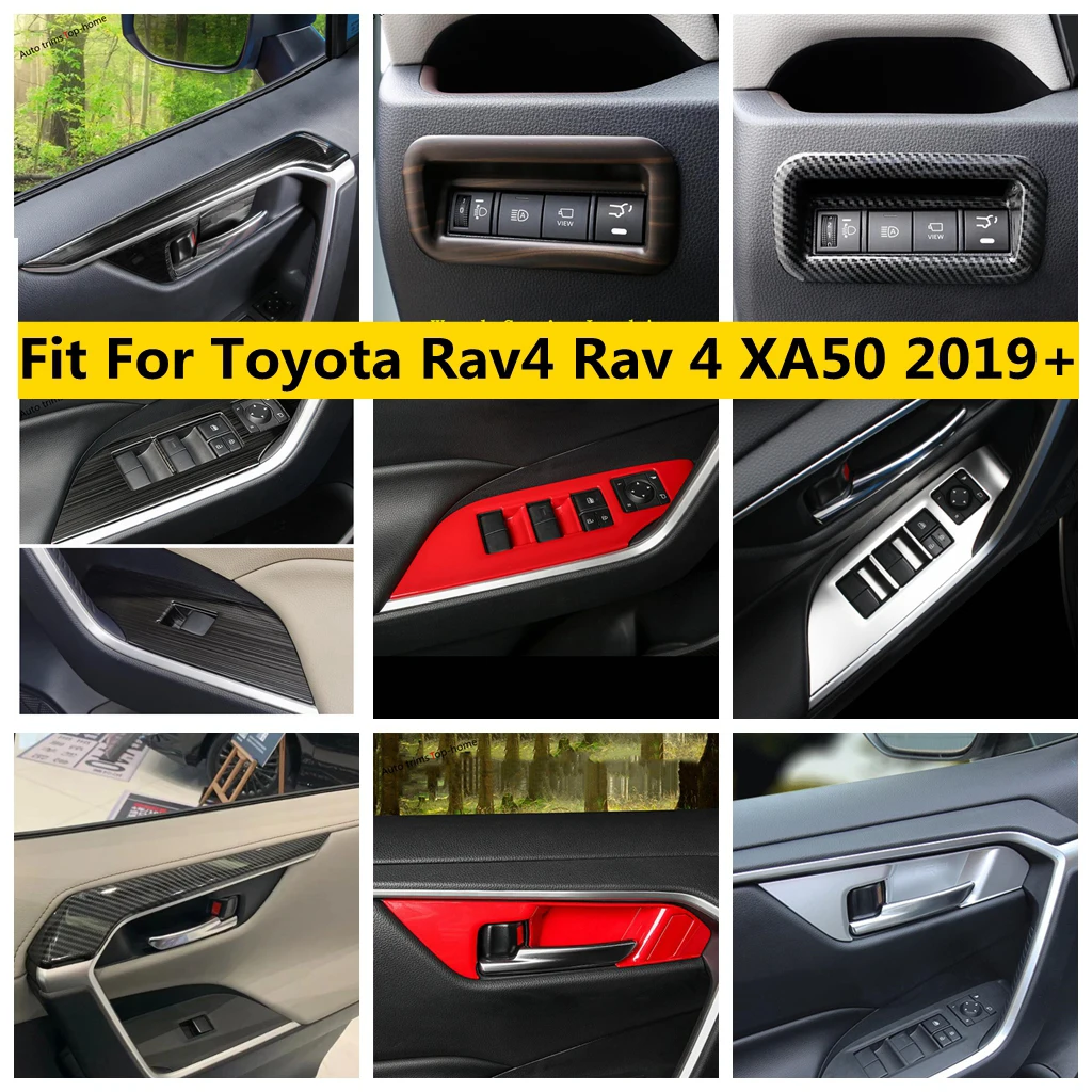 Window Lift Button Head Light Switch Door Sills Door Handle Bowl Cover Trim For Toyota Rav4 Rav 4 XA50 2019 - 2023 Accessories
Window Lift Button Head Light Switch Door Sills Door Handle Bowl Cover Trim For Toyota Rav4 Rav 4 XA50 2019 - 2023 Accessories