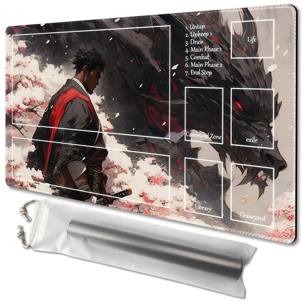 Dragon Samurai- Board Game MTG Playmat Game Pad Size 60X35 CM Play Mats Compatible for TCG CCG
Dragon Samurai- Board Game MTG Playmat Game Pad Size 60X35 CM Play Mats Compatible for TCG CCG