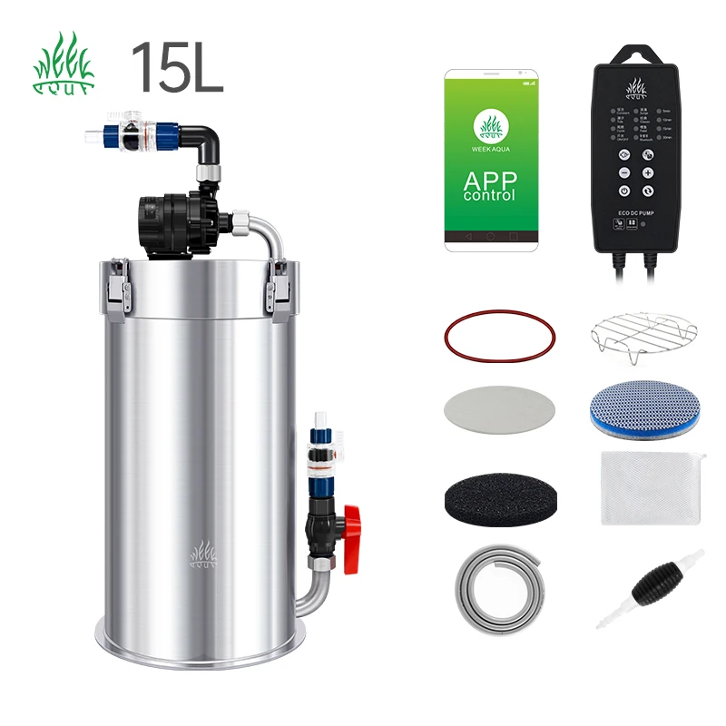 15L Sound off Fish tank External Filter Bucket Filter with Filter Cotton Water Pump Water Pipe Fish tank Sun Aquarium
15L Sound off Fish tank External Filter Bucket Filter with Filter Cotton Water Pump Water Pipe Fish tank Sun Aquarium