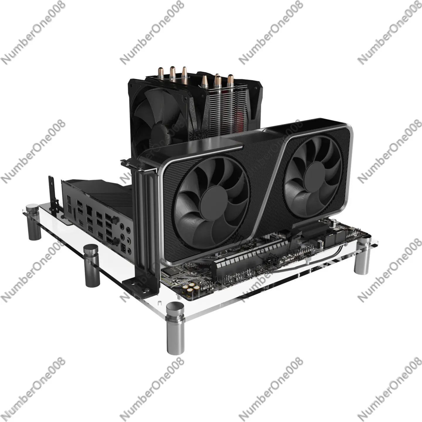 Корпус для ПК Open Air для материнских плат ITX MATX ATX, прозрачная акриловая рама с металлическим кронштейном, DIY-шасси для настольного компьютера
Корпус для ПК Open Air для материнских плат ITX MATX ATX, прозрачная акриловая рама с металлическим кронштейном, DIY-шасси для настольного компьютера