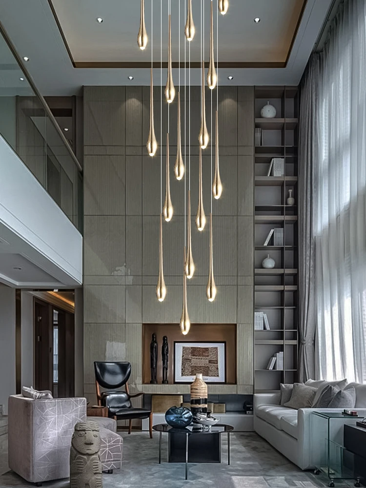 Nordic Staircase Chandelier Modern Villa Stairs High High Ceiling Chandelier Pendants For Stair Case
Nordic Staircase Chandelier Modern Villa Stairs High High Ceiling Chandelier Pendants For Stair Case
