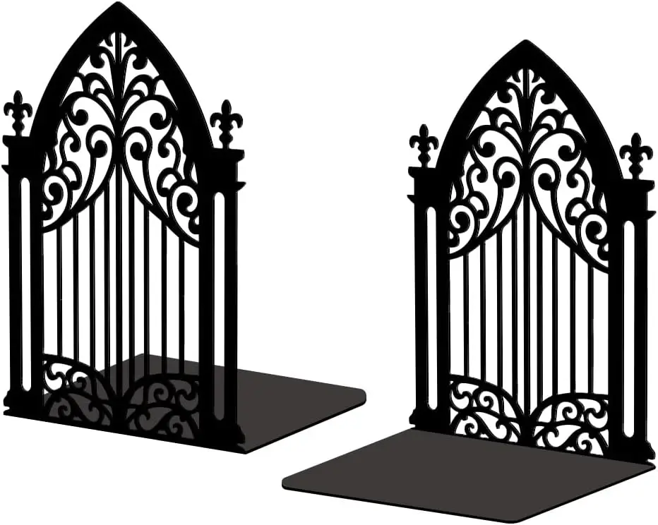 Cast Iron Bookends for Shelves, Heavy Duty Decorative Book Support with Anti-Slip Mat for Office Desk Shelf, 5.3x4.3x7.3 Inches
Cast Iron Bookends for Shelves, Heavy Duty Decorative Book Support with Anti-Slip Mat for Office Desk Shelf, 5.3x4.3x7.3 Inches