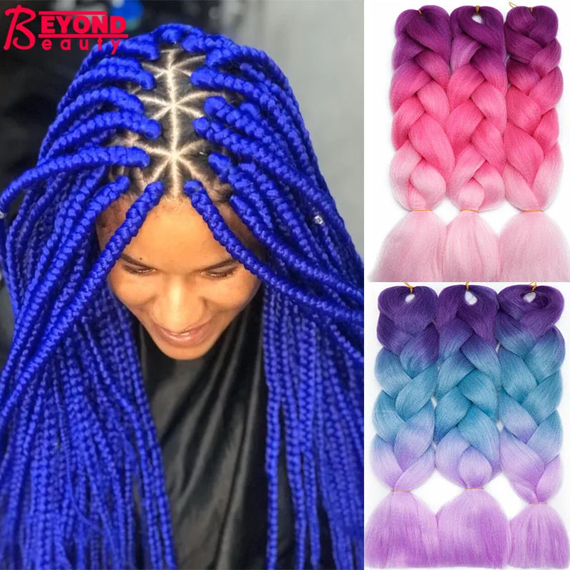 100g 24 Inch Jumbo Braid Hair Crochet Box Braids Synthetic Hair Extension Wholesale Pre Stretched Yaki Kanekalon Ombre Colored
100g 24 Inch Jumbo Braid Hair Crochet Box Braids Synthetic Hair Extension Wholesale Pre Stretched Yaki Kanekalon Ombre Colored