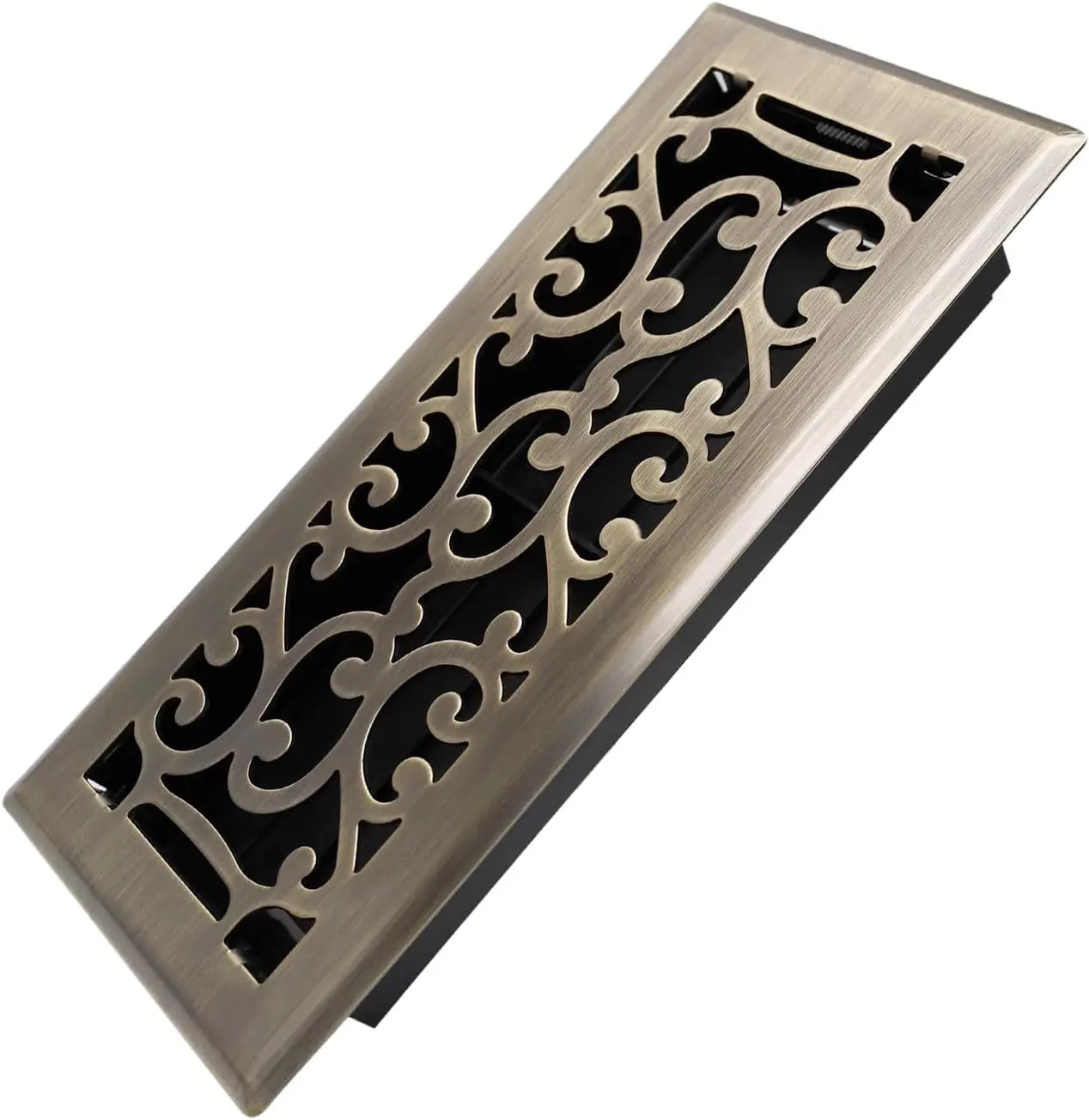 Heavy Duty Walkable Floor Register - Easy Adjust Air Supply Lever Decorative Vent Covers for Home - Antique Brass
Heavy Duty Walkable Floor Register - Easy Adjust Air Supply Lever Decorative Vent Covers for Home - Antique Brass
