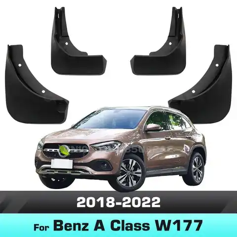 For Mercedes Benz A Class Hatchback W177 2018 2019 2020 2021 2022 Fender Mudflaps Splash Guards Mudguards Mud Flaps car Accessor