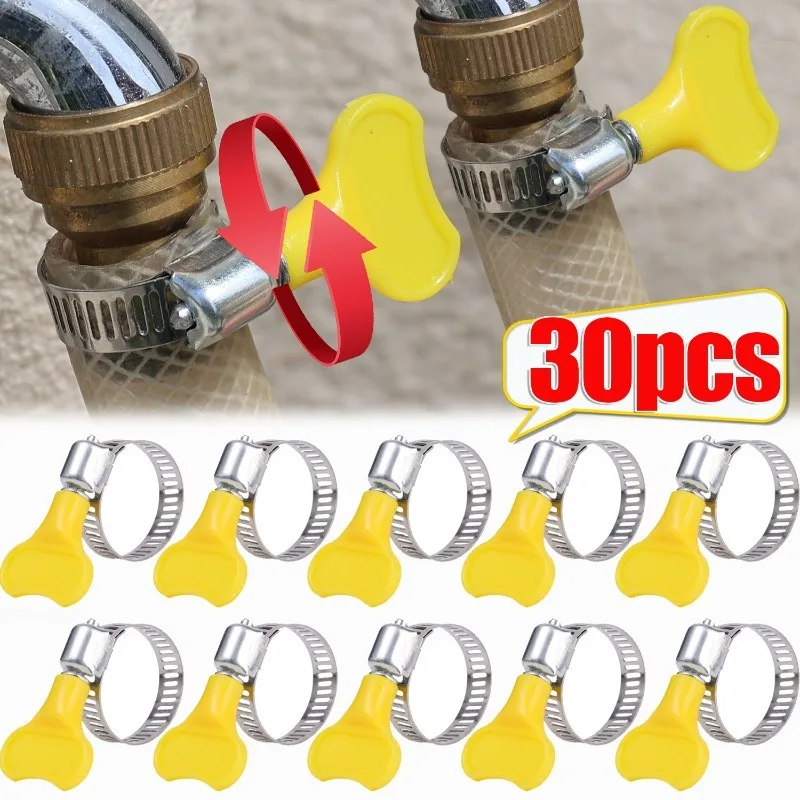 10/30pcs Adjustable Tube Pipe Clamp with Handle Stainless Steel Worm Gear Plier Tools Faucet Water Pipes Hose Clamps Fasteners
10/30pcs Adjustable Tube Pipe Clamp with Handle Stainless Steel Worm Gear Plier Tools Faucet Water Pipes Hose Clamps Fasteners