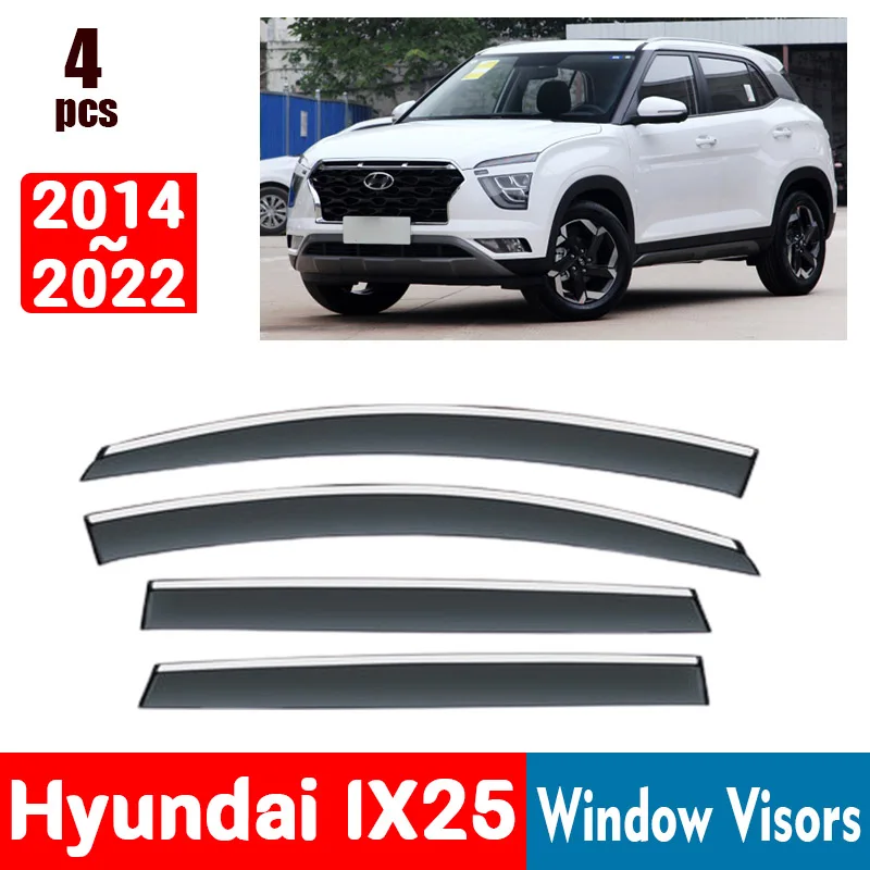 Для Hyundai IX25 2014-2022 оконные козырьки защита от дождя оконная крышка от дождя дефлектор тент щит вентиляционное отверстие защита тени крышка отделка
Для Hyundai IX25 2014-2022 оконные козырьки защита от дождя оконная крышка от дождя дефлектор тент щит вентиляционное отверстие защита тени крышка отделка