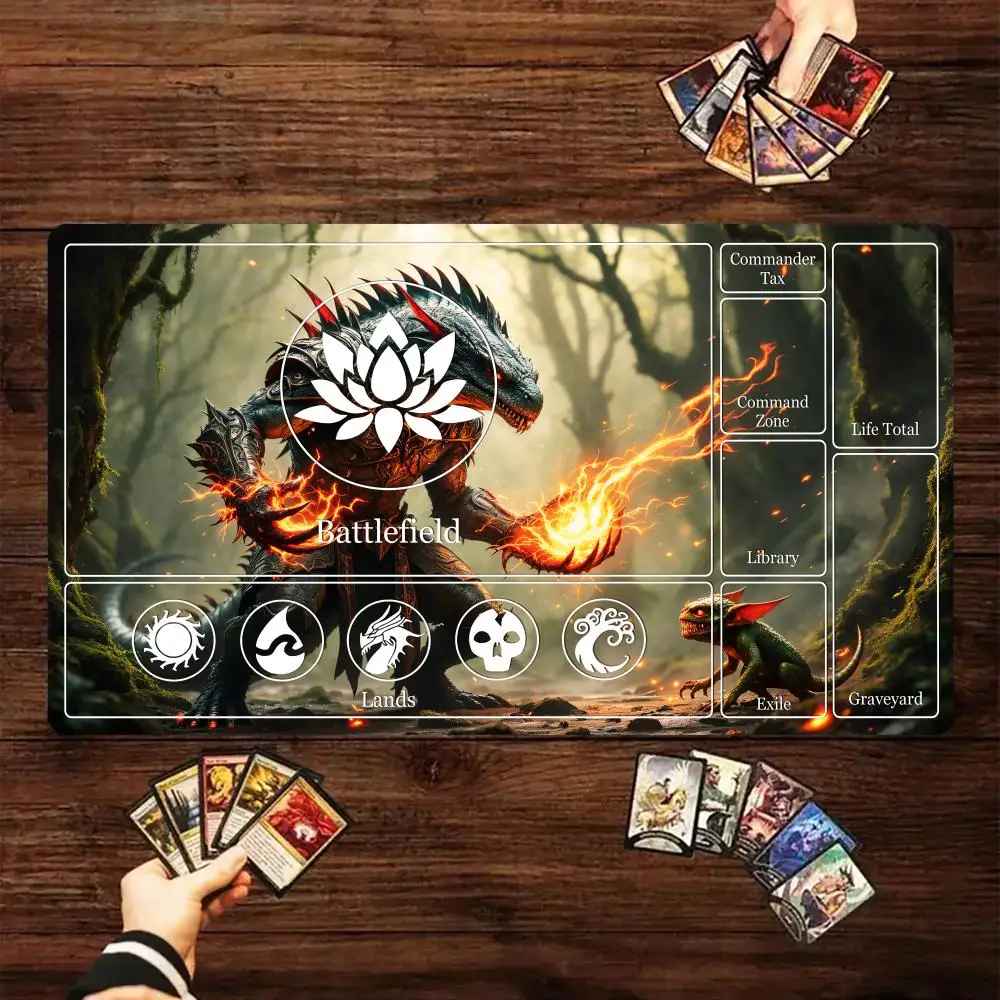 MTG playmat magic card gaming mats Giant lizard man anime mouse pad rubber anti-slip desk mat pc accessories keypad mousepad
MTG playmat magic card gaming mats Giant lizard man anime mouse pad rubber anti-slip desk mat pc accessories keypad mousepad