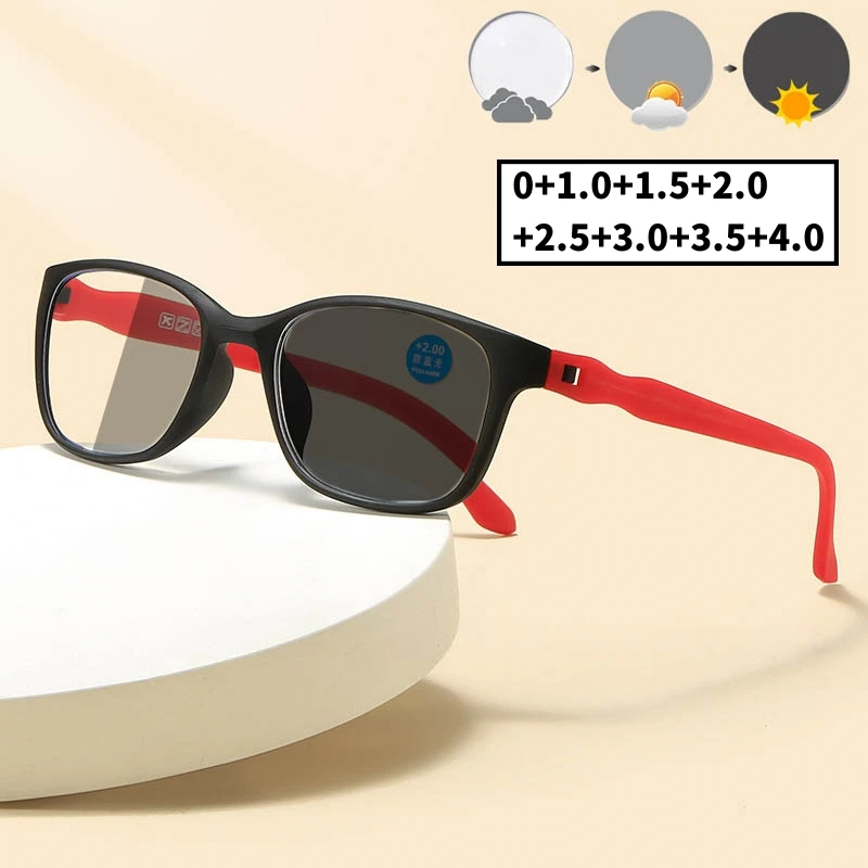 Fashioable Photochromic Reading Glasses Intelligent Lens Outdoor Presbyopia Glasses Men Women Trendy Retro Far Sight Eyeglasses
Fashioable Photochromic Reading Glasses Intelligent Lens Outdoor Presbyopia Glasses Men Women Trendy Retro Far Sight Eyeglasses