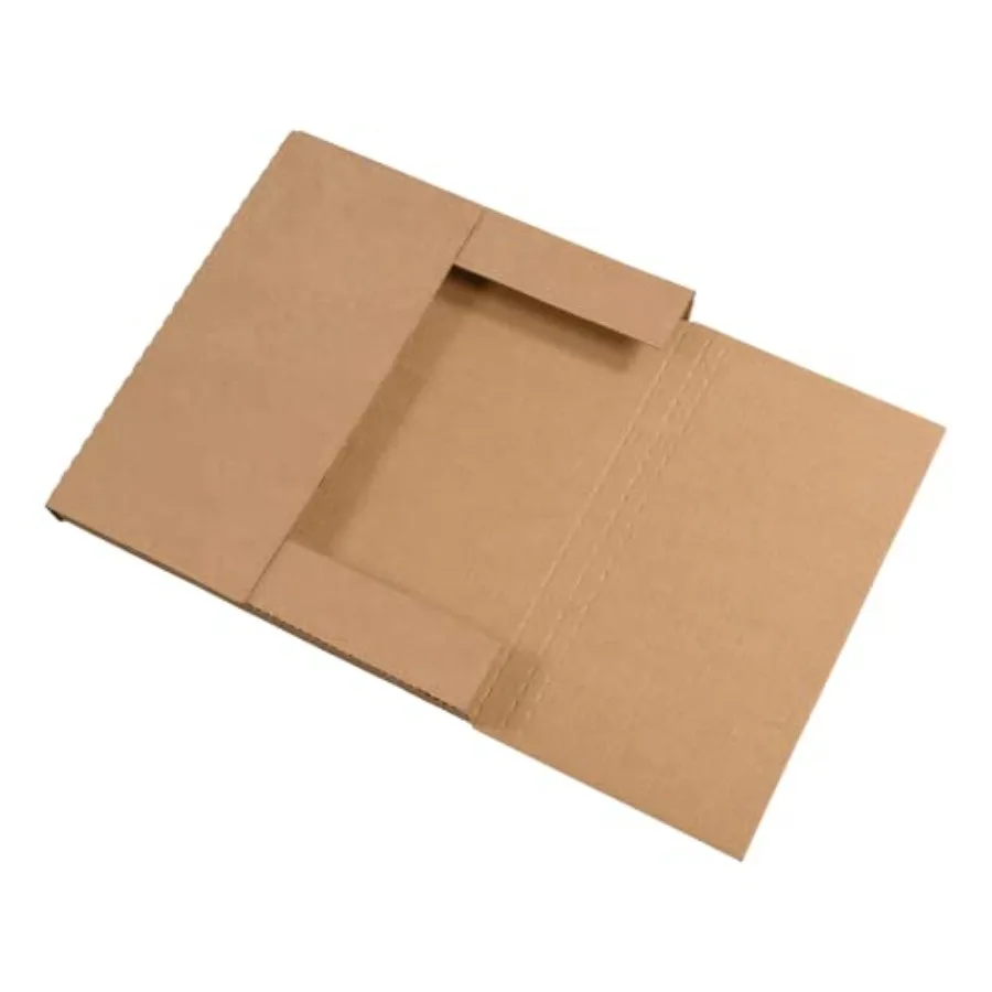 Easy-Fold Corrugated Cardboard Mailing Boxes 12 1/2"L x 12 1/2"W x 1"H 50-Pack Crush-Proof for Shipping Mailing and Storing Sma
Easy-Fold Corrugated Cardboard Mailing Boxes 12 1/2"L x 12 1/2"W x 1"H 50-Pack Crush-Proof for Shipping Mailing and Storing Sma