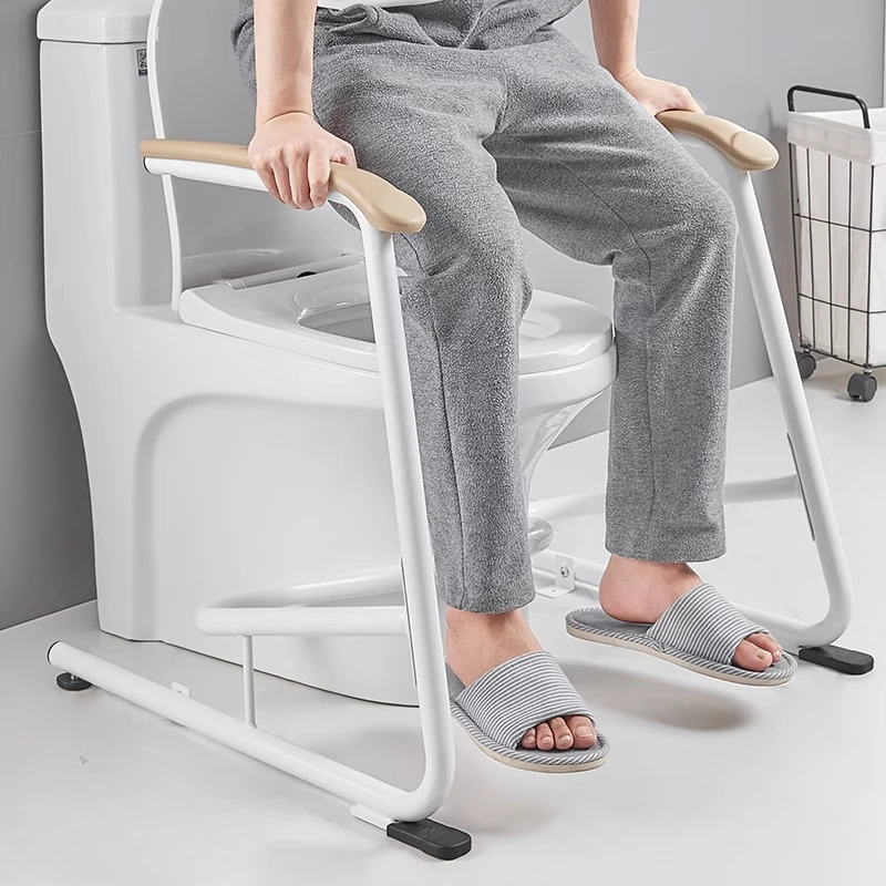 Anti-Tip Toilet Safety Handrail Stable Load-bearing Bathroom Assist Holder Anti-Slip Handle No-Drill Assist Easy-Install Support
Anti-Tip Toilet Safety Handrail Stable Load-bearing Bathroom Assist Holder Anti-Slip Handle No-Drill Assist Easy-Install Support