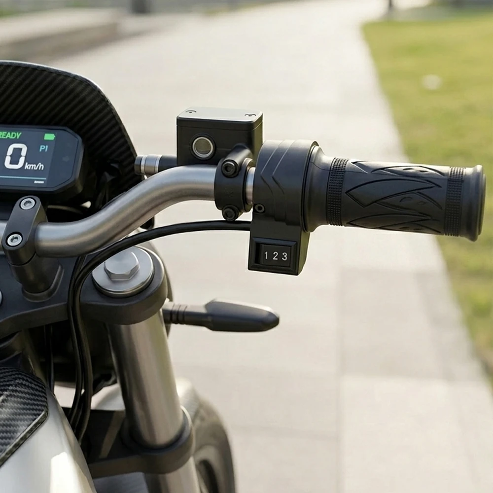 1 Set Motorcycle 3-Speed Electric Bike Scooter Speed Control Throttle Twist Grip Handlebar Accelerator for E-Bike Replacement
1 Set Motorcycle 3-Speed Electric Bike Scooter Speed Control Throttle Twist Grip Handlebar Accelerator for E-Bike Replacement