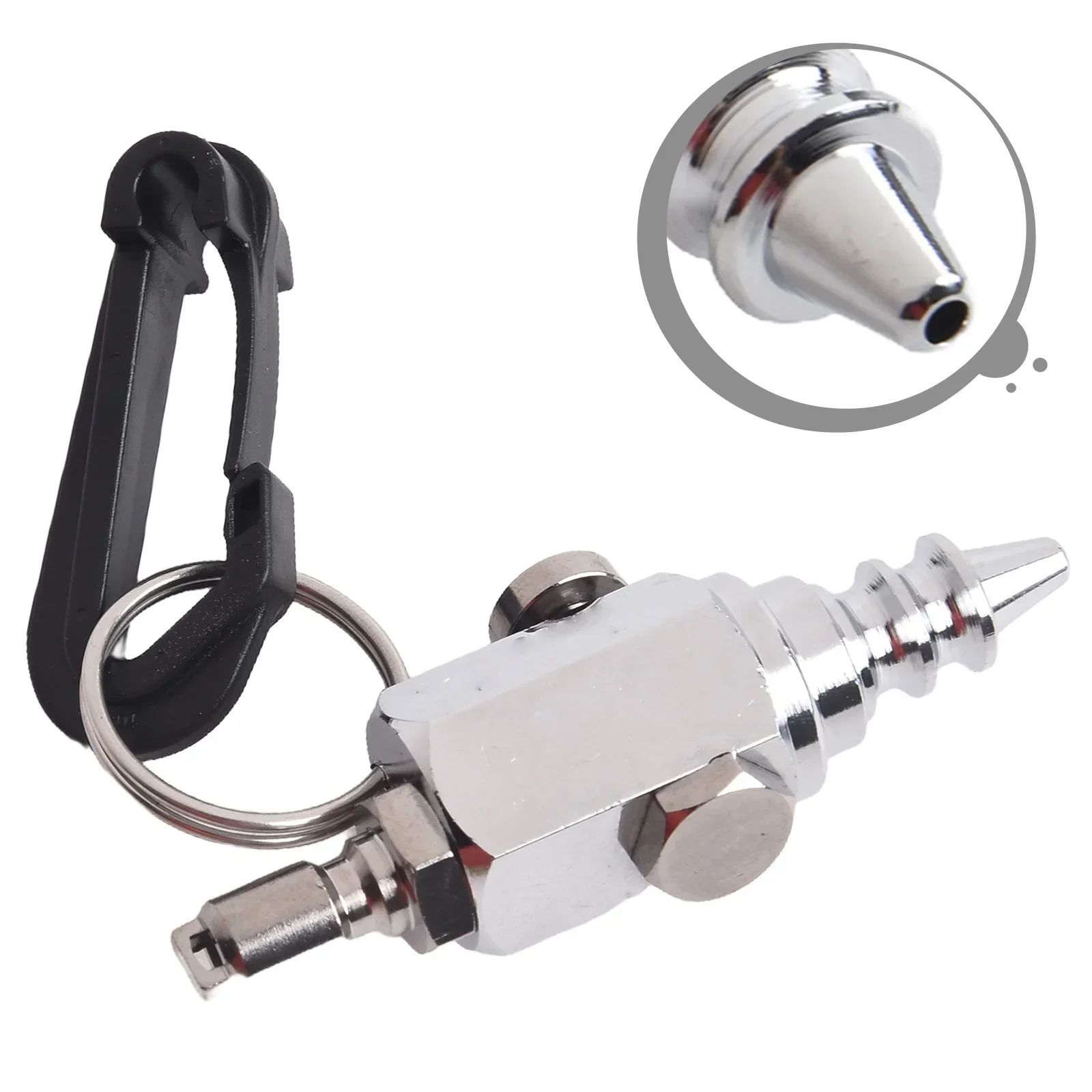 Diving Air Nozzle Stainless Steel Diving Nozzle Underwater Exploration Air Bed Inflation Clip Attachment Easy To Attach
Diving Air Nozzle Stainless Steel Diving Nozzle Underwater Exploration Air Bed Inflation Clip Attachment Easy To Attach