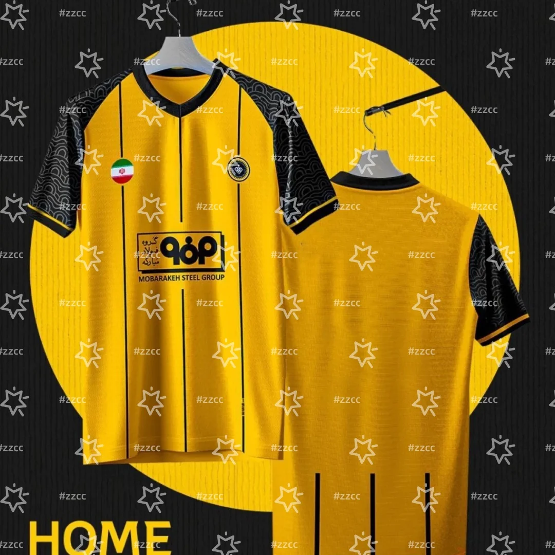 25-26 Sepahan S.C Home football jersey training Kit fan gift Summer Sports Men's T-Shirt Kit's Clothing Woman Surfing T-shirt
25-26 Sepahan S.C Home football jersey training Kit fan gift Summer Sports Men's T-Shirt Kit's Clothing Woman Surfing T-shirt