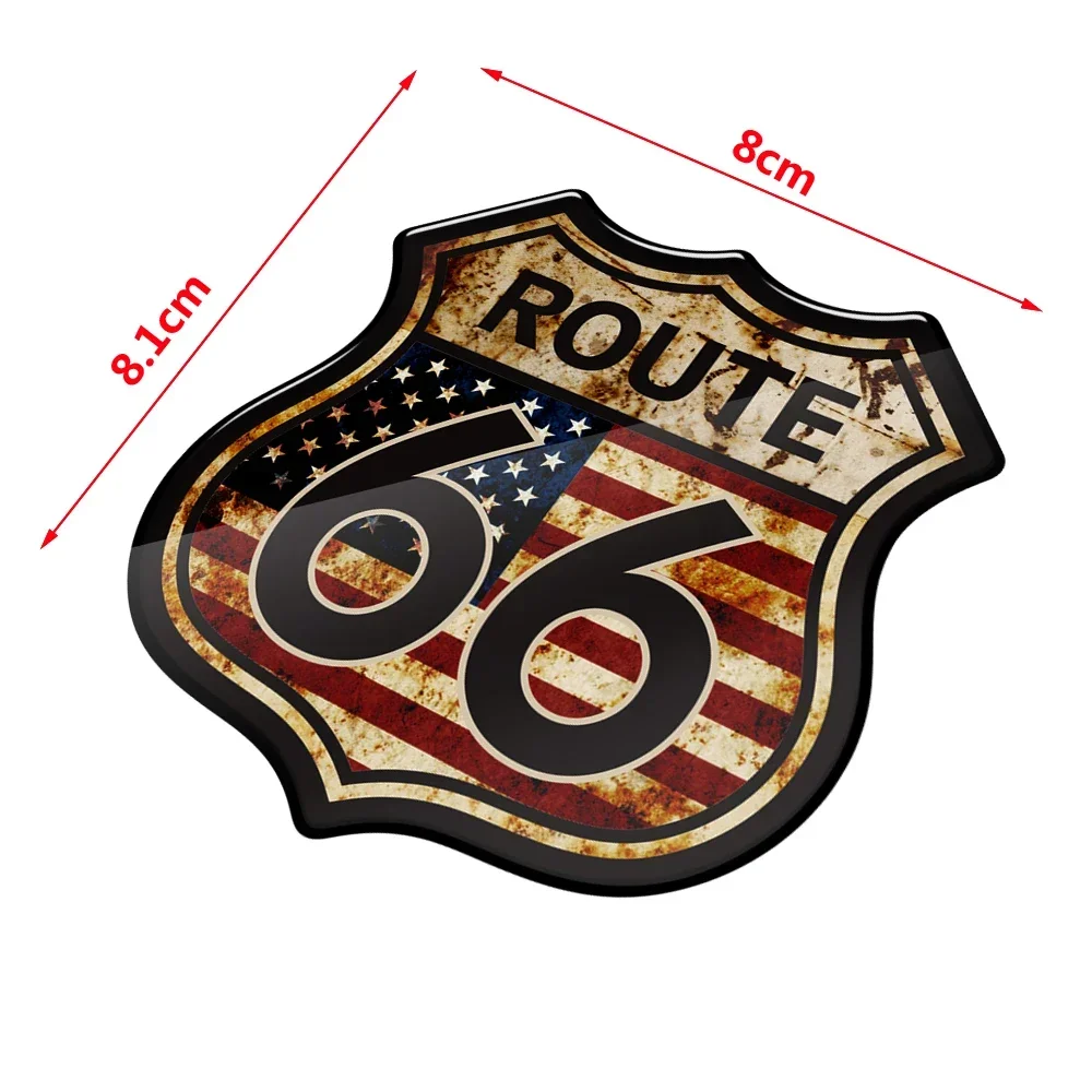3D Motorcycle Decals US The Historic Route 66 Stickers Fit for Harley Indian Motorbike
3D Motorcycle Decals US The Historic Route 66 Stickers Fit for Harley Indian Motorbike