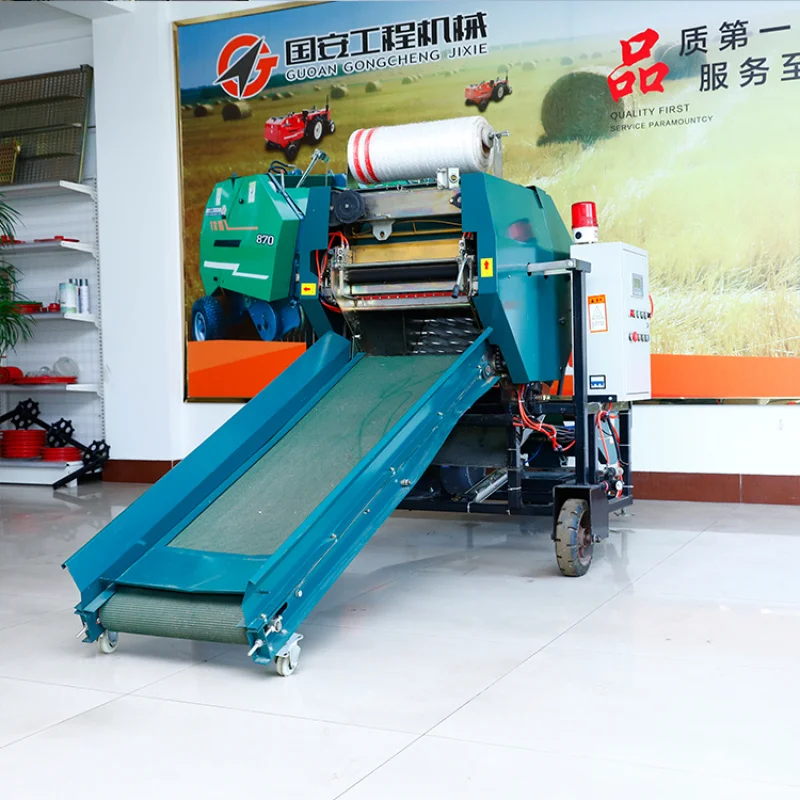Mini Round Alfalfa Corn Packing Machine And Wrapper Silage Baler For Sale
Mini Round Alfalfa Corn Packing Machine And Wrapper Silage Baler For Sale