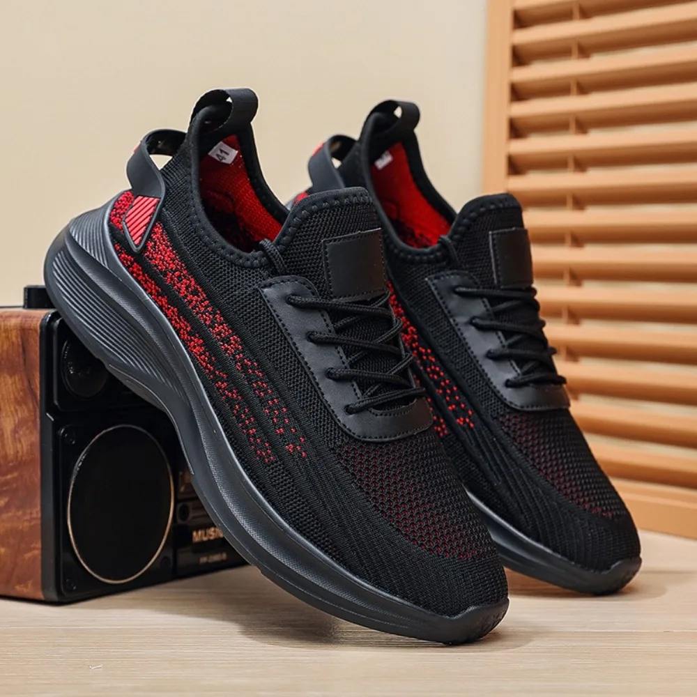 Мужские повседневные черные спортивные кроссовки для ходьбы, мужские тренировочные кроссовки 2026 года, высококачественные мужские трендовые красные кроссовки на платформе
Мужские повседневные черные спортивные кроссовки для ходьбы, мужские тренировочные кроссовки 2026 года, высококачественные мужские трендовые красные кроссовки на платформе