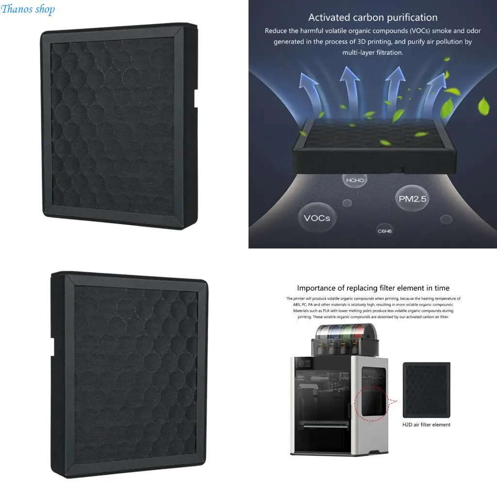 Odor Eliminating Activateds Carbon Filter Cartridge for H2D Silents Operation in Workshop and Home Use X37A
Odor Eliminating Activateds Carbon Filter Cartridge for H2D Silents Operation in Workshop and Home Use X37A