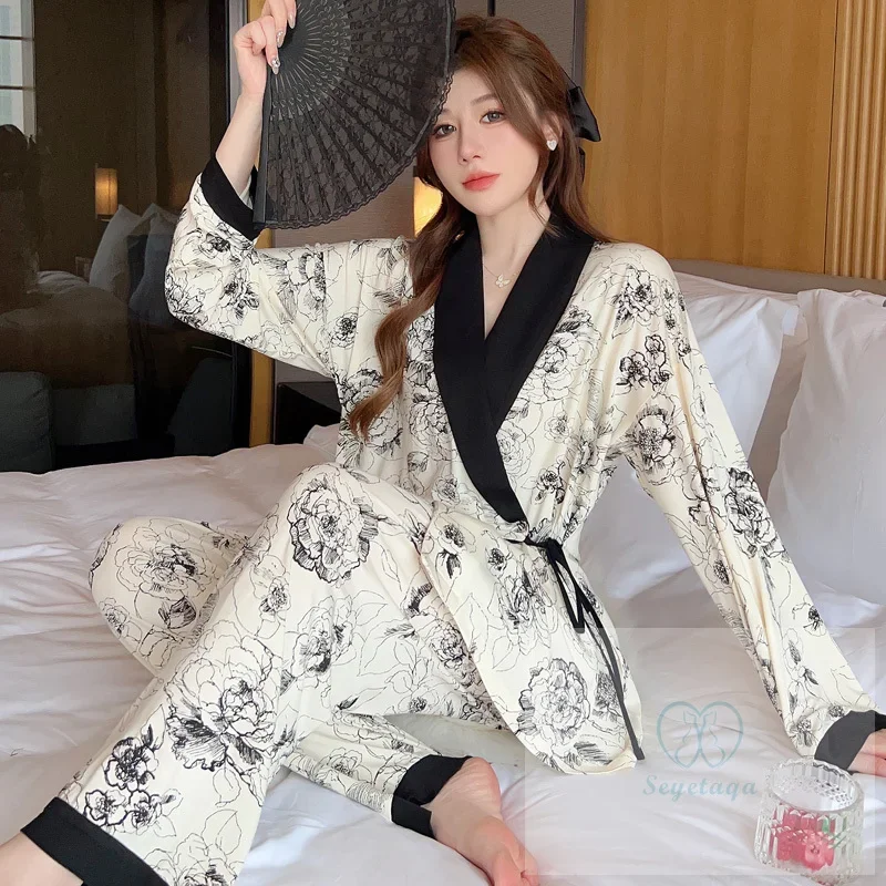 Summer Printed Modal Maternity Nursing Sleepwear Sets Across V neck Pajamas Clothes for Pregnant Women Pregnancy Home Hospital
Summer Printed Modal Maternity Nursing Sleepwear Sets Across V neck Pajamas Clothes for Pregnant Women Pregnancy Home Hospital